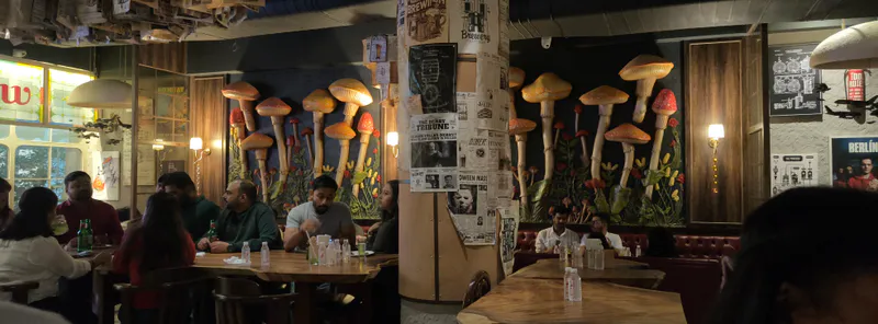 Mushroom wall madness.​